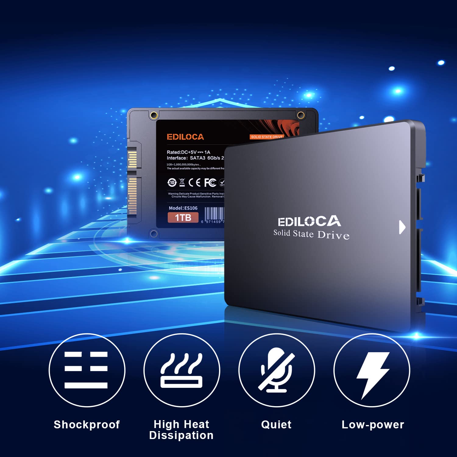 Ediloca ES106 2,5" SSD SATA III