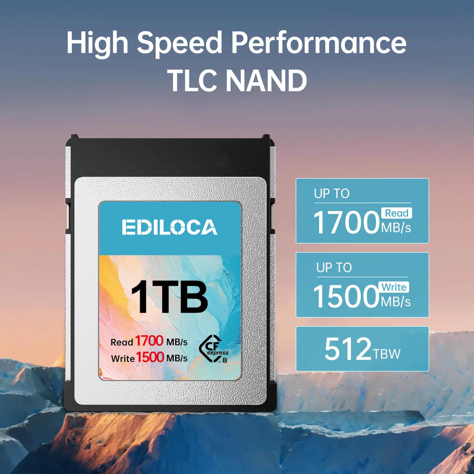 Ediloca EF5 CFexpress Typ B CF-Karte