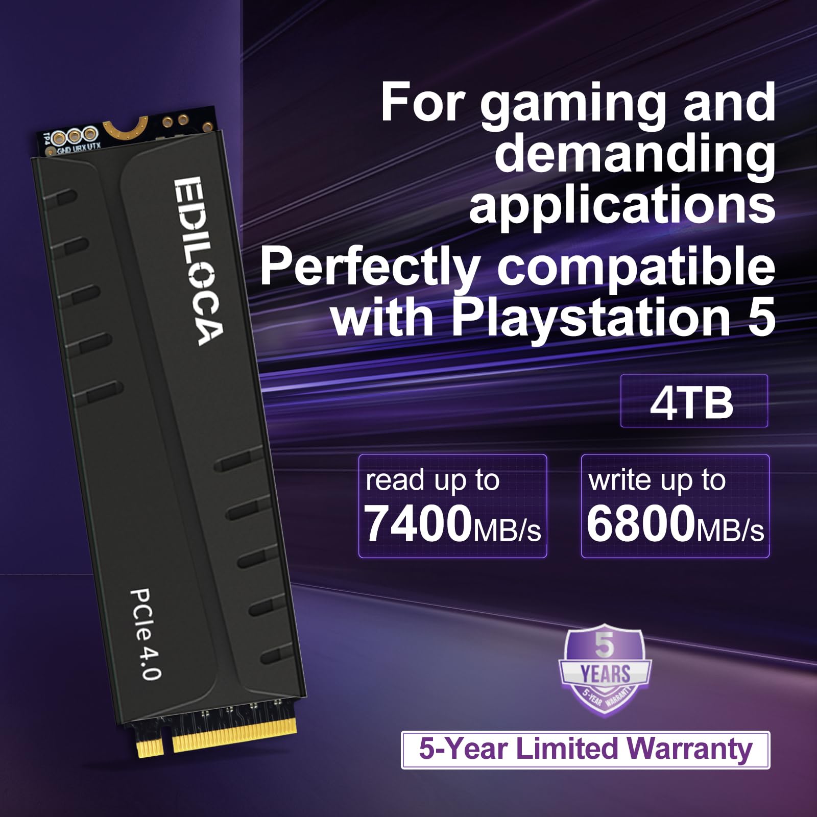 Ediloca EN855 M.2 SSD PCle 4.0x4