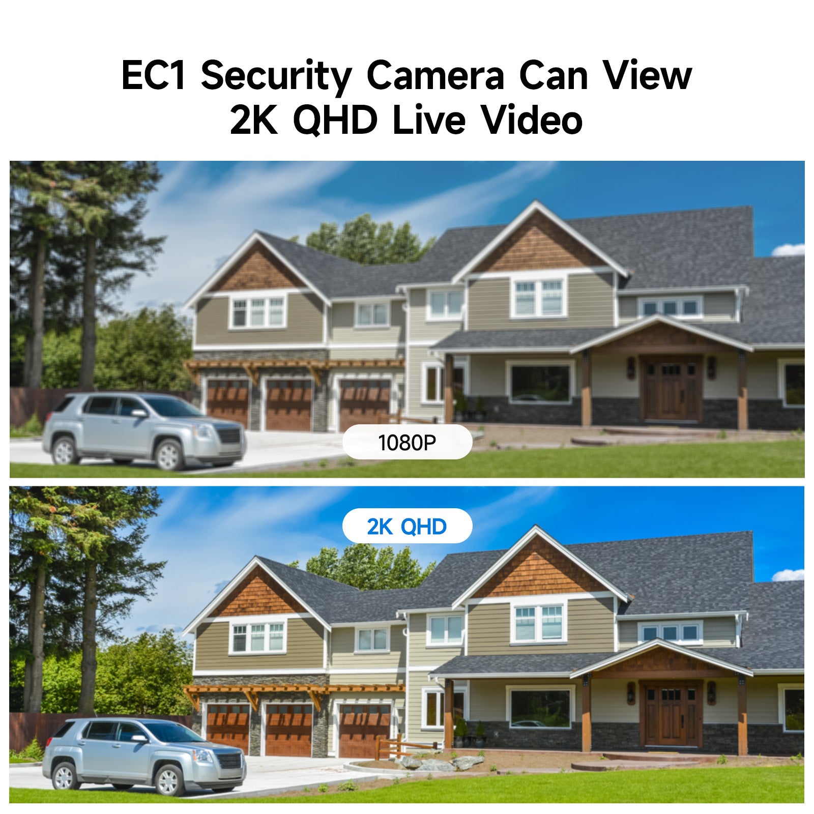 EDILOCA Battery Powered WiFi Camera