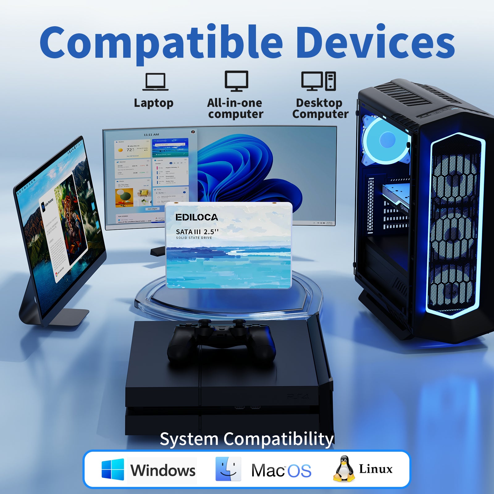 Ediloca ES580E 2.5" SATA III SSD