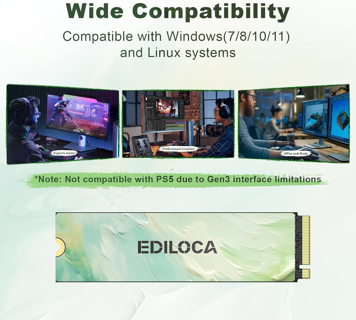 Ediloca EN680 M.2 SSD PCle 3.0x4